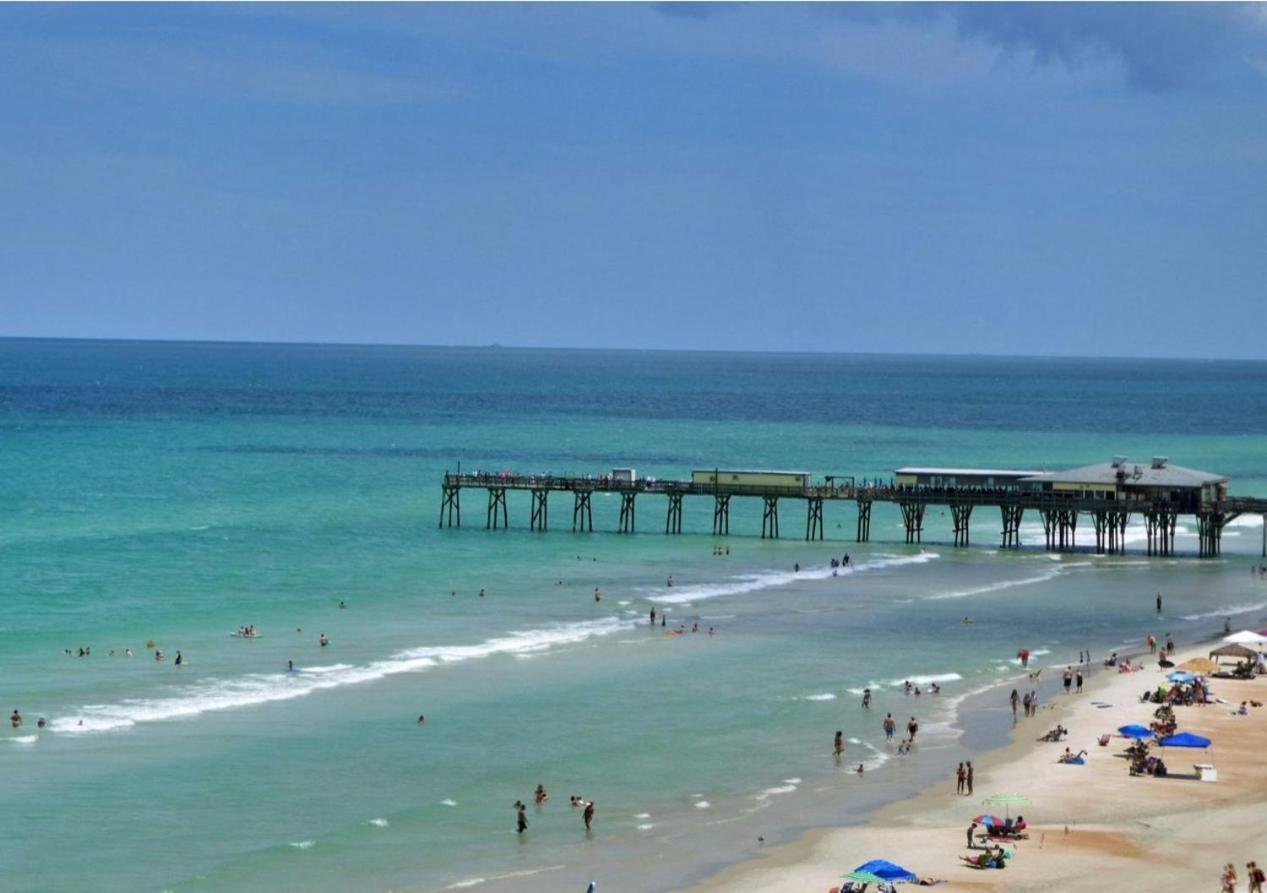 Beach Oasis 704 Lovely Daytona Ocean Front For 5 Sleeps Up To 12 دايتونا بيتش المظهر الخارجي الصورة